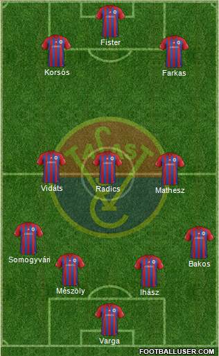 Budapesti Vasas SC Formation 2018