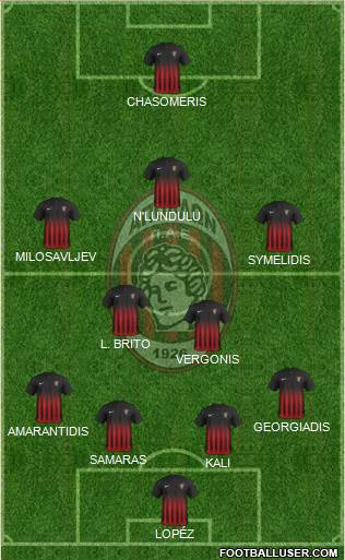 MGS Apollon Kalamarias Formation 2018