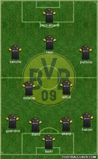 Borussia Dortmund Formation 2018