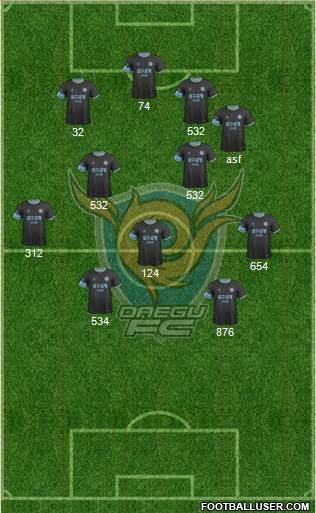 Daegu FC Formation 2018