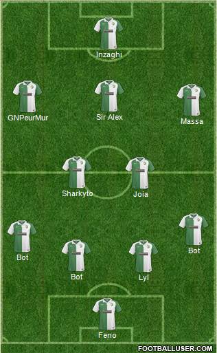 Digenis Akritas Morfou 4-2-3-1 football formation