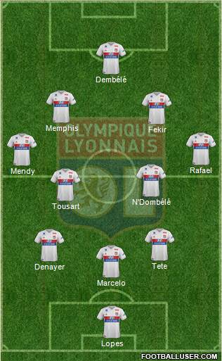 Olympique Lyonnais Formation 2018