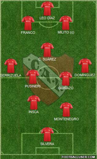 Independiente Formation 2018