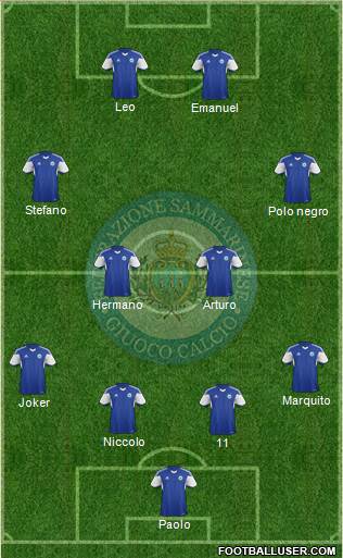 San Marino football formation