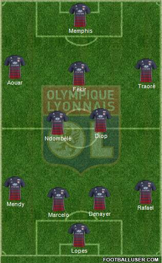 Olympique Lyonnais Formation 2018