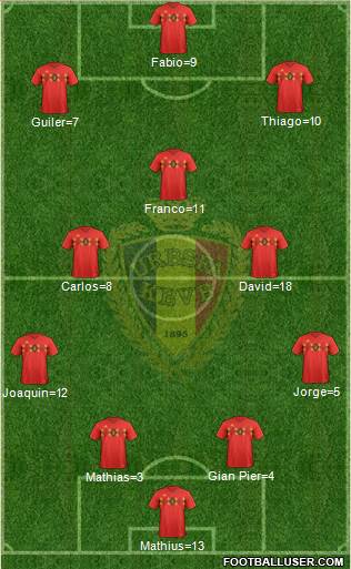Belgium Formation 2018