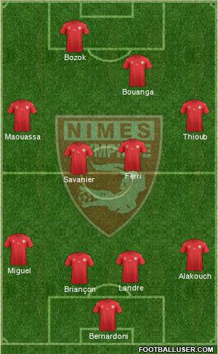 Nîmes Olympique Formation 2018