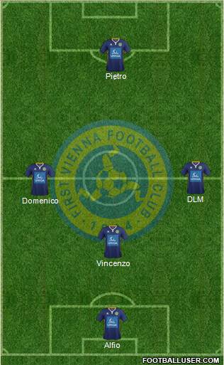First Vienna FC 1894 Formation 2018