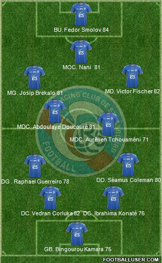Racing Club de Strasbourg-Football Formation 2018
