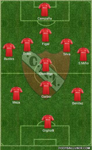Independiente Formation 2018