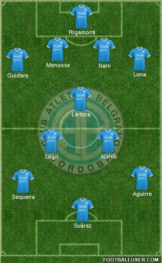 Belgrano de Córdoba Formation 2018