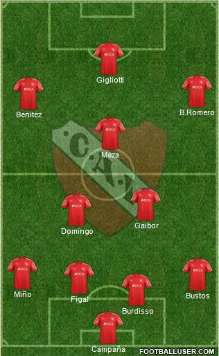 Independiente Formation 2018