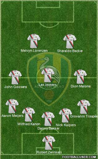 ADO Den Haag Formation 2018