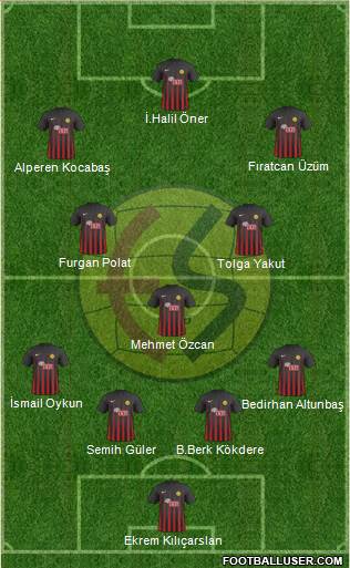 Eskisehirspor Formation 2018