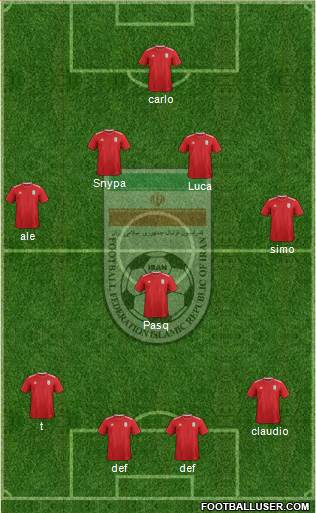 Iran Formation 2018