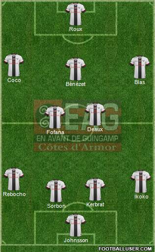 En Avant de Guingamp football formation