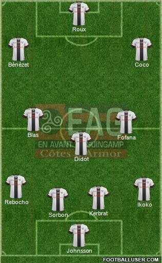 En Avant de Guingamp football formation