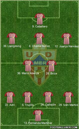 U.D. Almería S.A.D. Formation 2018