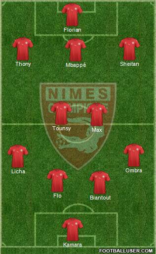 Nîmes Olympique Formation 2018