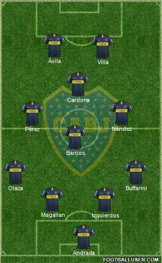 Boca Juniors Formation 2018