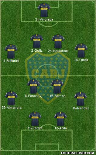 Boca Juniors Formation 2018