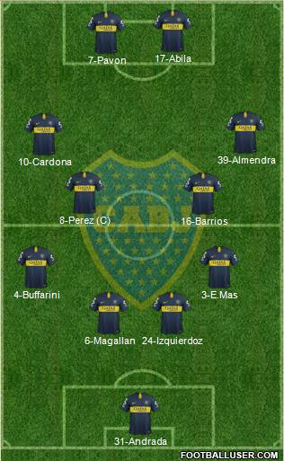 Boca Juniors Formation 2018
