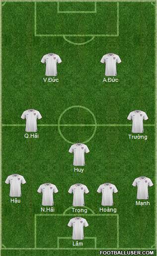 U.S.A. Formation 2018
