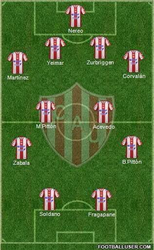 Unión de Santa Fe Formation 2018