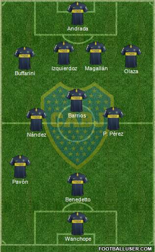 Boca Juniors Formation 2018