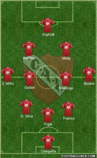 Independiente Formation 2018