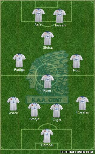 KAA Gent Formation 2018