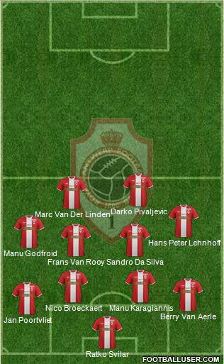 R Antwerp FC Formation 2018