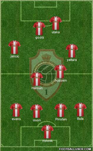 R Antwerp FC Formation 2018