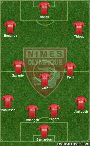 Nîmes Olympique Formation 2018
