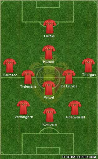 Belgium Formation 2018