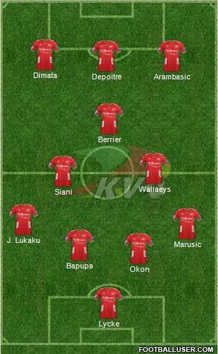 KV Oostende Formation 2018