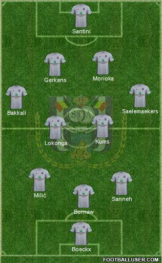 RSC Anderlecht Formation 2018