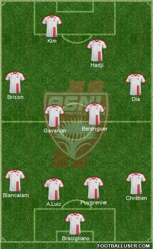 A.S. Nancy Lorraine football formation