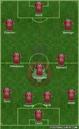 OGC Nice Côte d'Azur Formation 2018