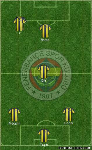 Fenerbahçe SK Formation 2018
