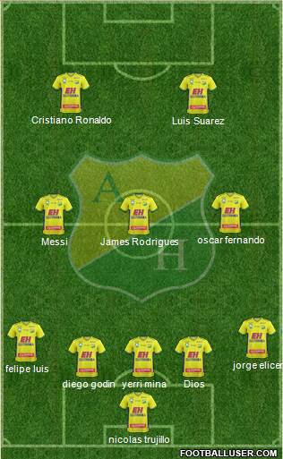 CD Atlético Huila Formation 2018