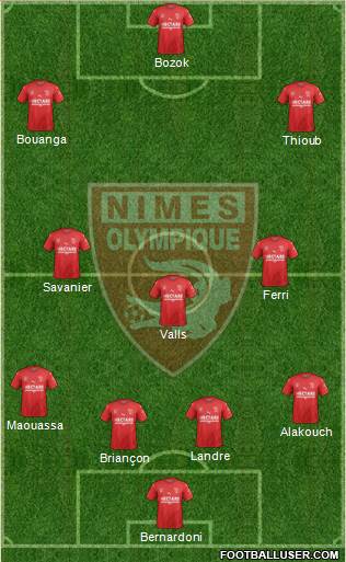 Nîmes Olympique Formation 2018