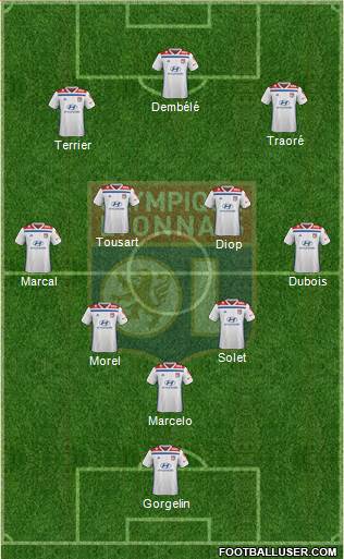 Olympique Lyonnais Formation 2018