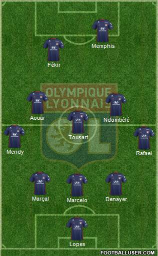 Olympique Lyonnais Formation 2018