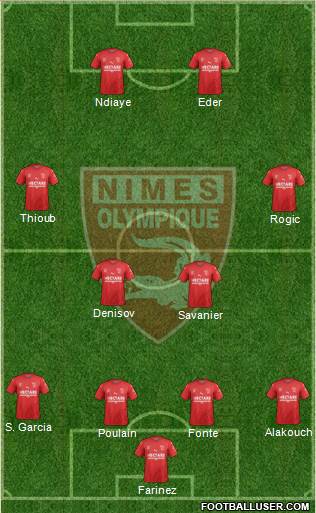 Nîmes Olympique Formation 2018