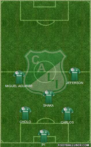 AC Deportivo Cali football formation