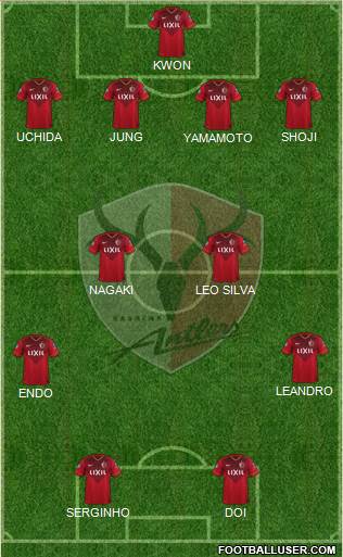 Kashima Antlers Formation 2018