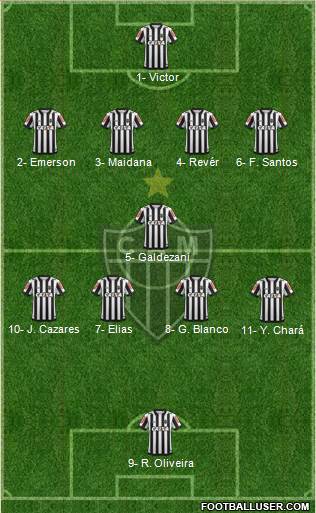 C Atlético Mineiro Formation 2018