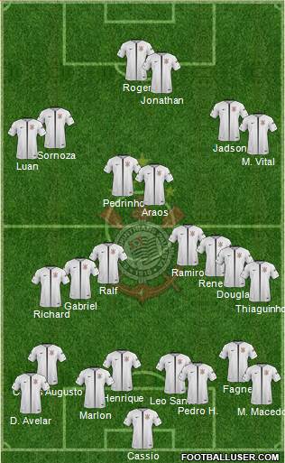 SC Corinthians Paulista Formation 2018