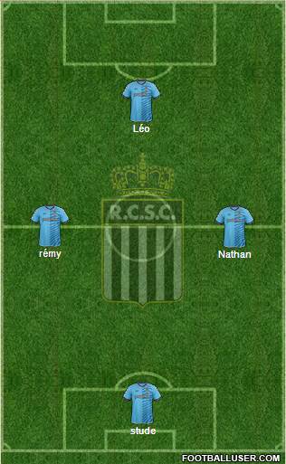 Sporting du Pays de Charleroi 3-4-1-2 football formation